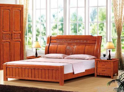 中國(guó)洋福品牌 廠家直銷(xiāo)2015年新款大床圖片_高清圖_細(xì)節(jié)圖-江西洋福木業(yè) -